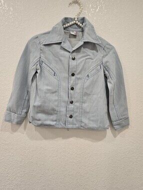 Billy The Kid Vintage light-wash denim jacket western-style dagger collar Kids 8